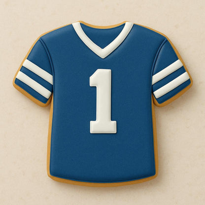 Football jersey cookie cutter – team spirit in cookie form!