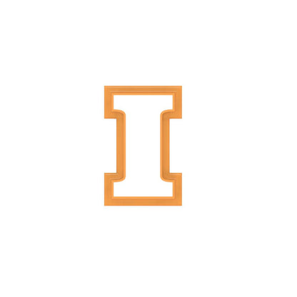 STL - Letter I -  Digital Cookie Cutter STL File – 2", 3", and 4" Sizes Included