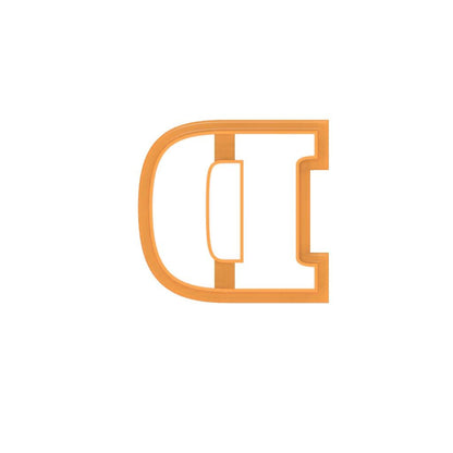 STL - Letter D -  Digital Cookie Cutter STL File – 2", 3", and 4" Sizes Included