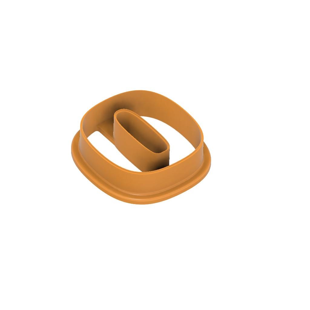 STL - Number 0 -  Digital Cookie Cutter STL File – 2", 3", and 4" Sizes Included