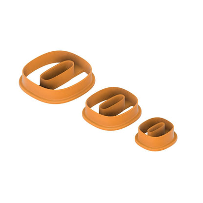 STL - Number 0 -  Digital Cookie Cutter STL File – 2", 3", and 4" Sizes Included