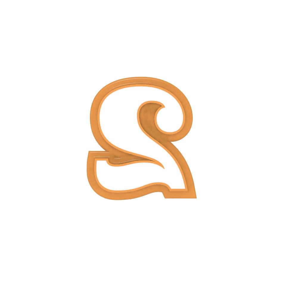 STL - Number 2 -  Digital Cookie Cutter STL File – 2", 3", and 4" Sizes Included