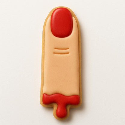 Severed finger cookie cutter – totally nailin’ it! – two styles to choose!