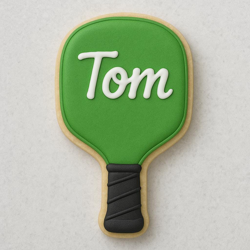 Pickleball Paddle Cookie Cutter – Personalized for your racket!