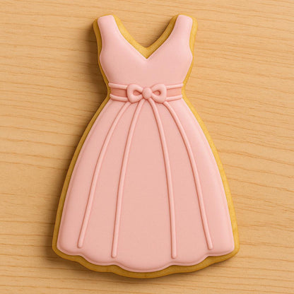 Bridesmaid dress cookie cutter – sweet style for sweet celebrations!