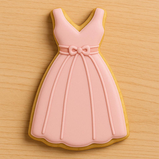 Bridesmaid dress cookie cutter – sweet style for sweet celebrations!