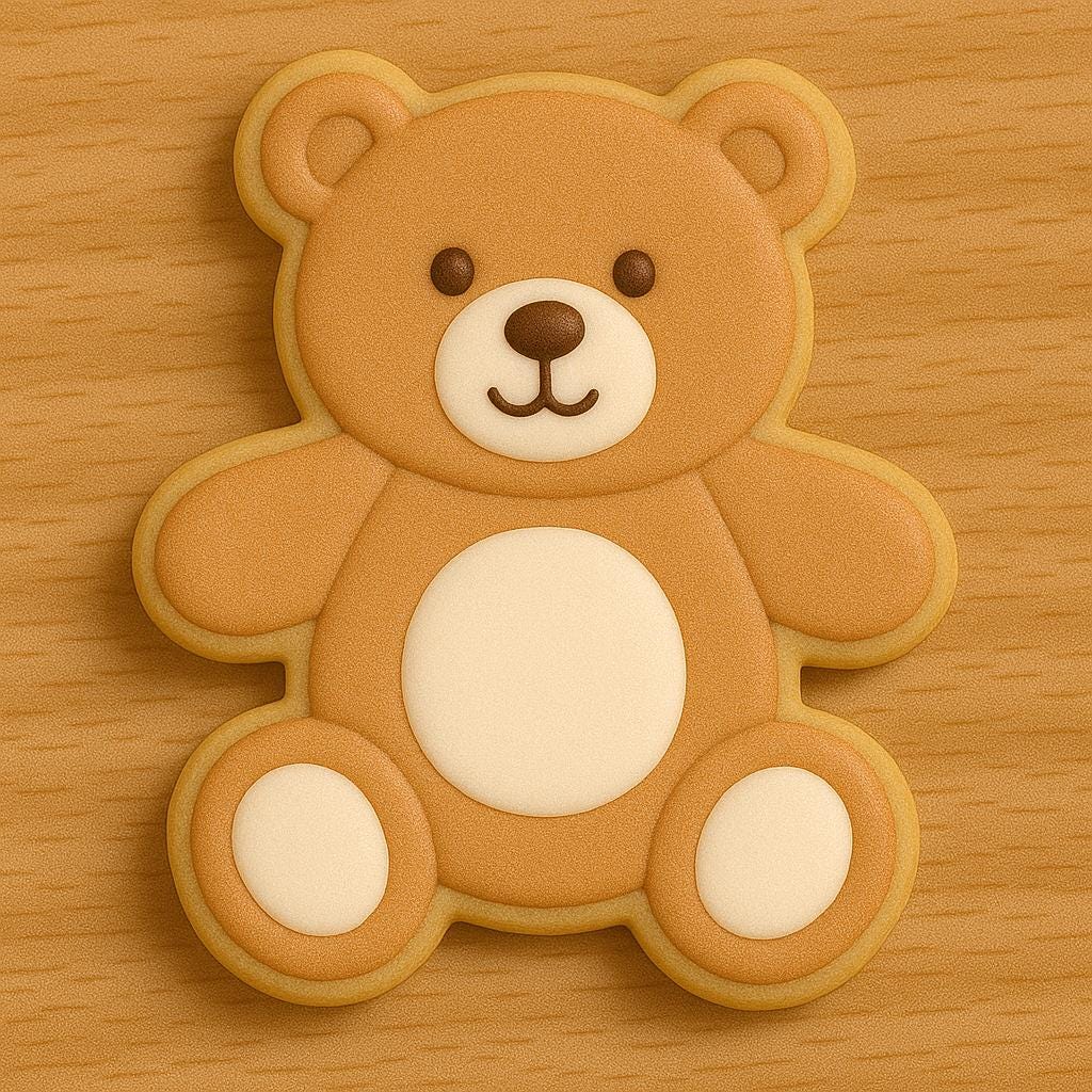 Baby teddy bear cookie cutter – cuteness you can bake!