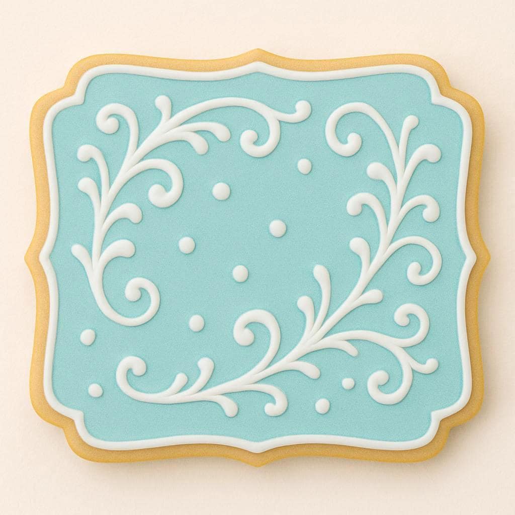 Plaque Style_1 - cookie cutter - versatile square cookie cutter - modern and fun!