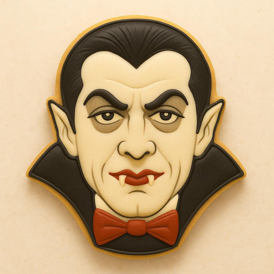 Dracula cookie cutter – a bite of vintage horror! - spooky nostalgia for your sweet tooth!