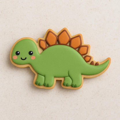 Stegosaurus dinosaur cookie cutter –  a jurassic classic with sweet style!