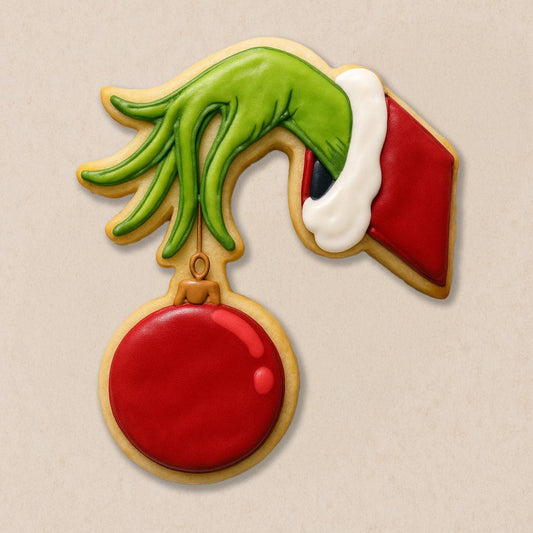 Grinch Hand Cookie Cutter – Steal Christmas Cookies in Style!