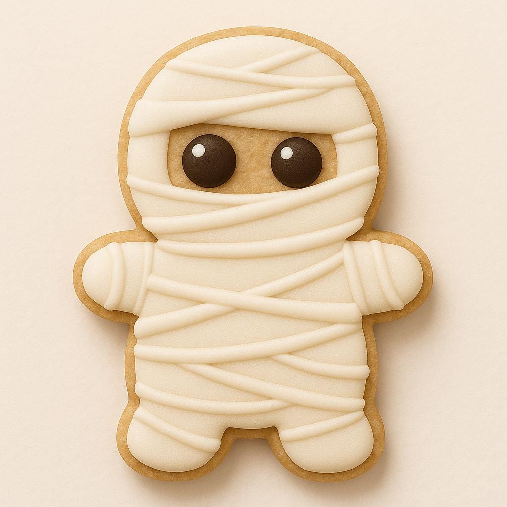 Cute Mummy Cookie Cutter – Halloween Baking– All Wrapped-Up In Sweetness!