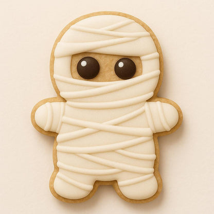 Cute Mummy Cookie Cutter – Halloween Baking– All Wrapped-Up In Sweetness!