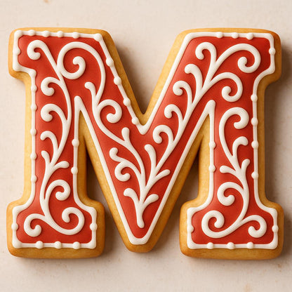 Letter m cookie cutter – perfect for custom treats!