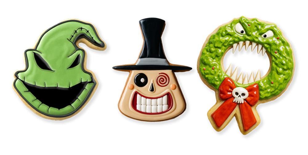 Nightmare Christmas_Set_C Cookie Cutter Set – Oogie, Mayor & Monster Wreath!