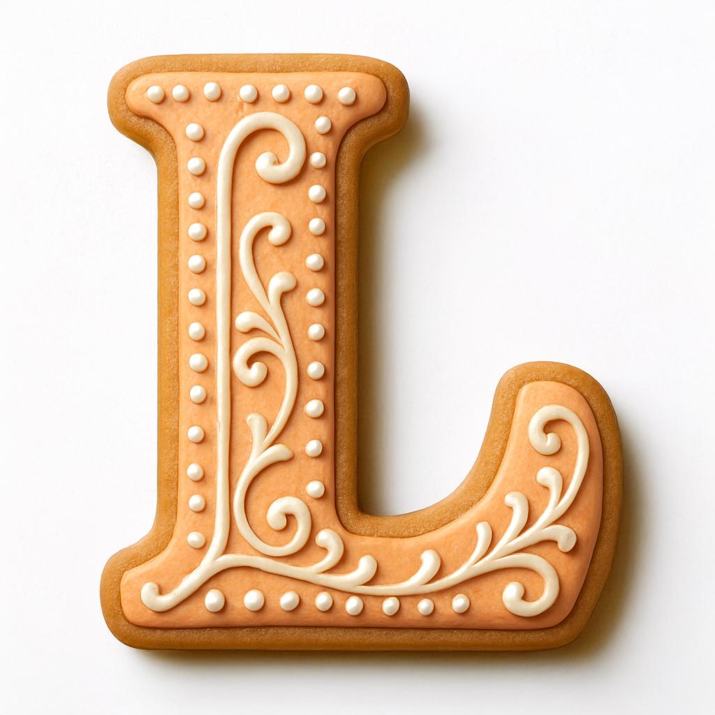 Letter L cookie cutter – perfect for custom treats!