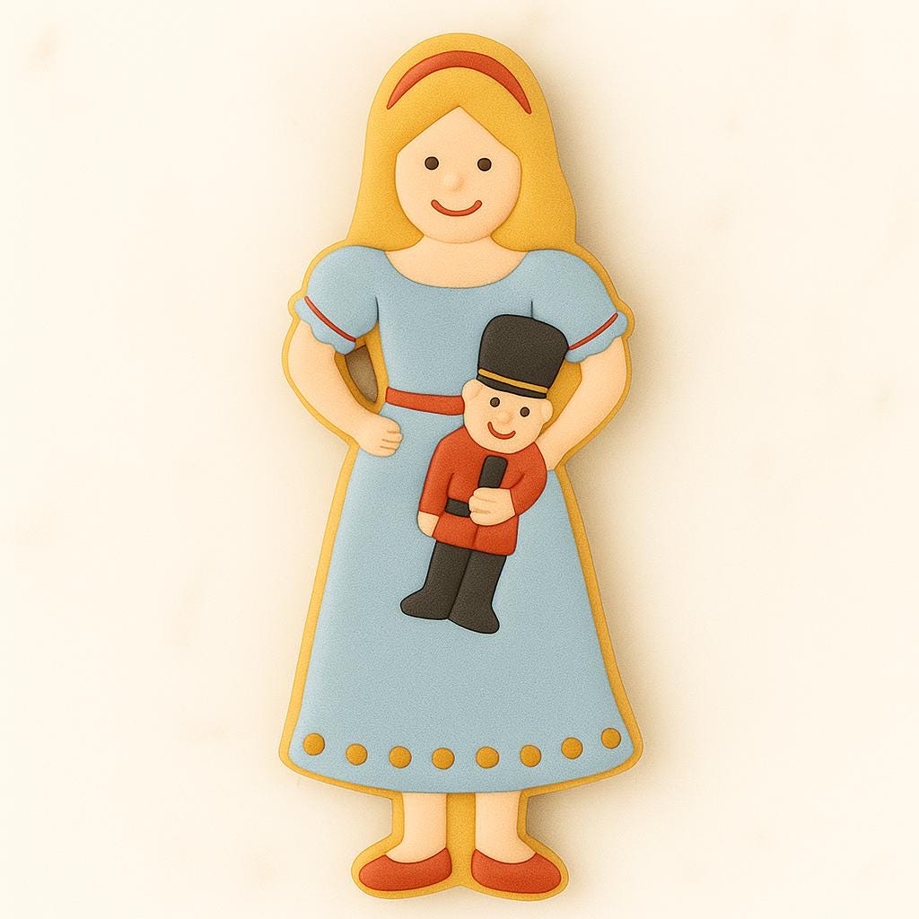 Nutcracker Ballet Cookie Cutter Set of 4 | Christmas Nutcracker | Ballerina & Mouse King | Holiday Store Set