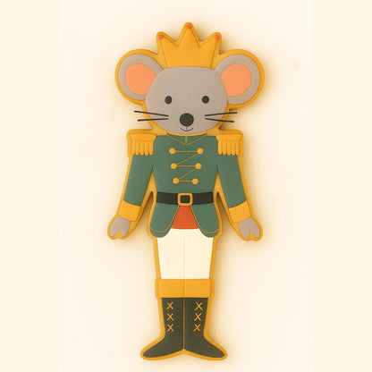 Nutcracker Ballet Cookie Cutter Set of 4 | Christmas Nutcracker | Ballerina & Mouse King | Holiday Store Set