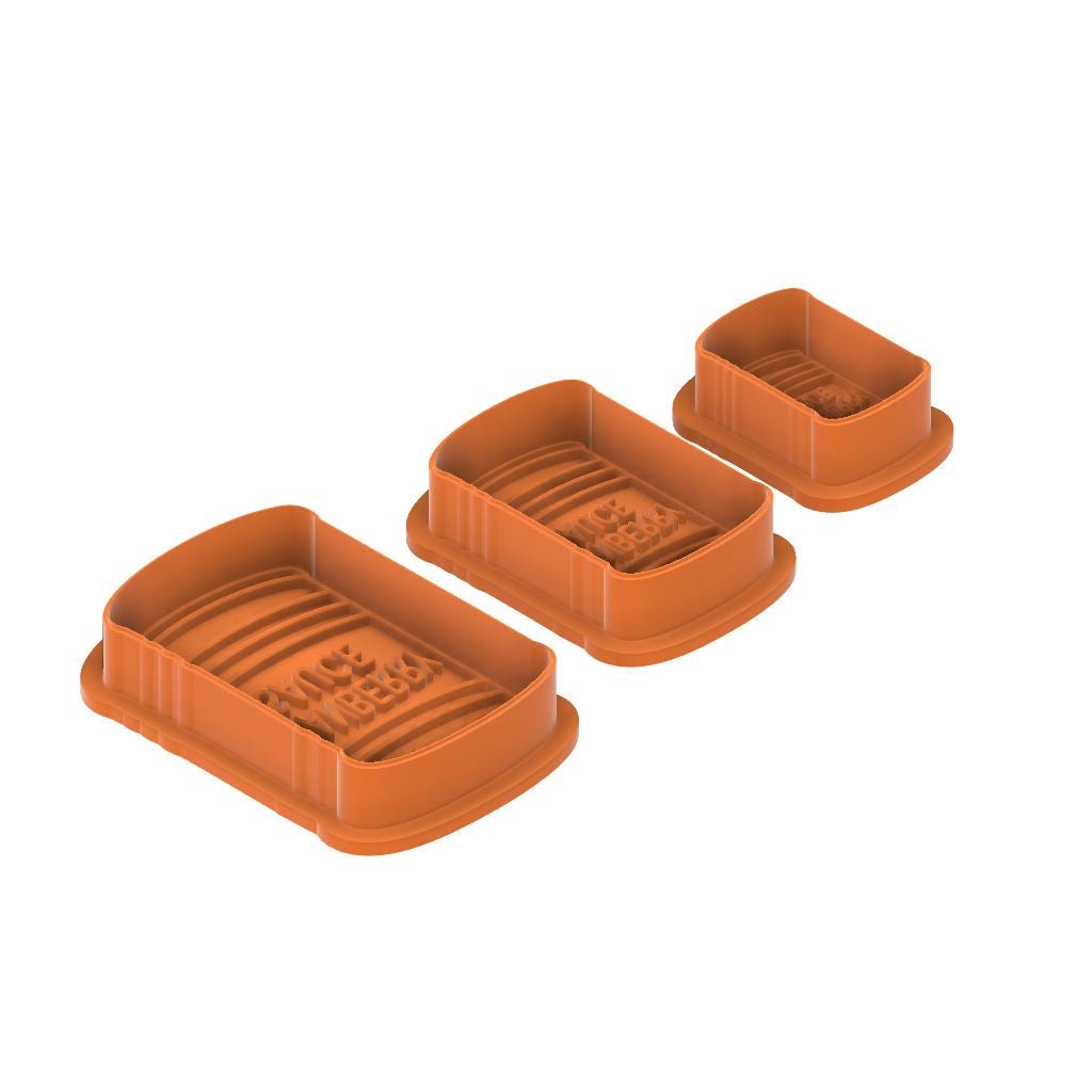 STL - Cranberry Sauce Can -  Digital Cookie Cutter STL File – 2", 3", and 4" Sizes Included