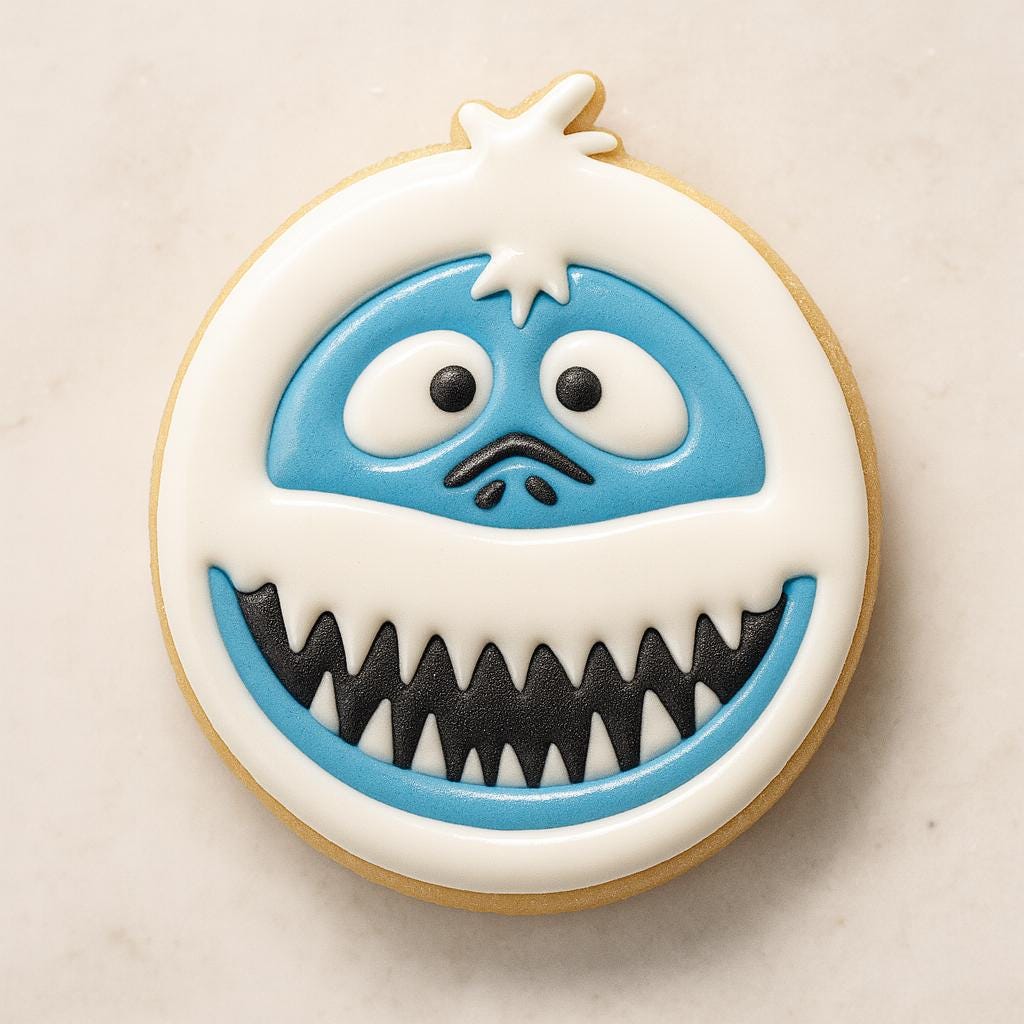 Bumble Cookie Cutter, Rudolph and friends – Abominably Sweet Holiday Treats!