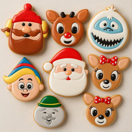 Rudolph the Red-Nosed Reindeer and Friends Cookie Cutter Set of 8 – Classic Christmas Magic!