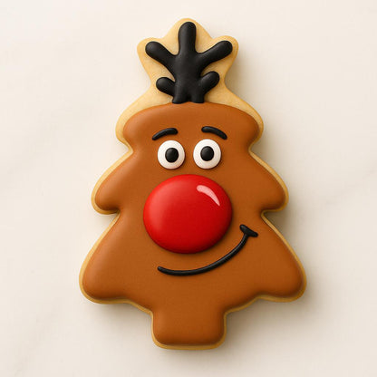 Christmas Tree_Topper Cookie Cutter Set – Santa Reindeer Snowman Tree A Sweet Holiday Quartet!