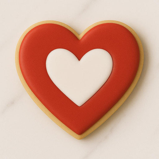 Valentine Double_Heart Cookie Cutter – Heart Cutout Design