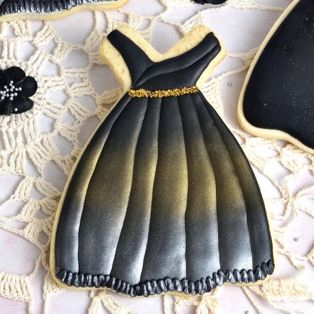 New_Years Dress 2026 Cookie Cutter Set – Clock, Champagne, Tuxedo & Sign