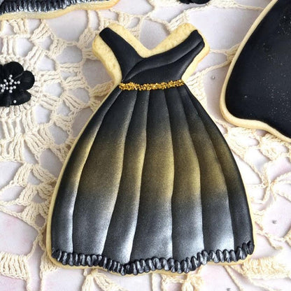 New_Years Dress 2026 Cookie Cutter Set – Clock, Champagne, Tuxedo & Sign