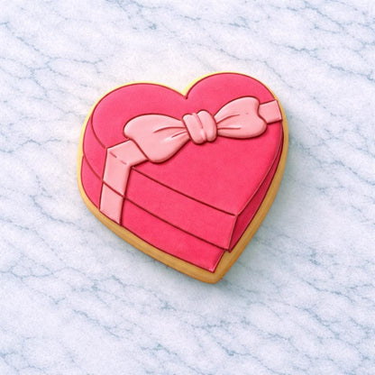 Valentines_Heart Candy_Box Cookie Cutter Set – Gift Box with Bow