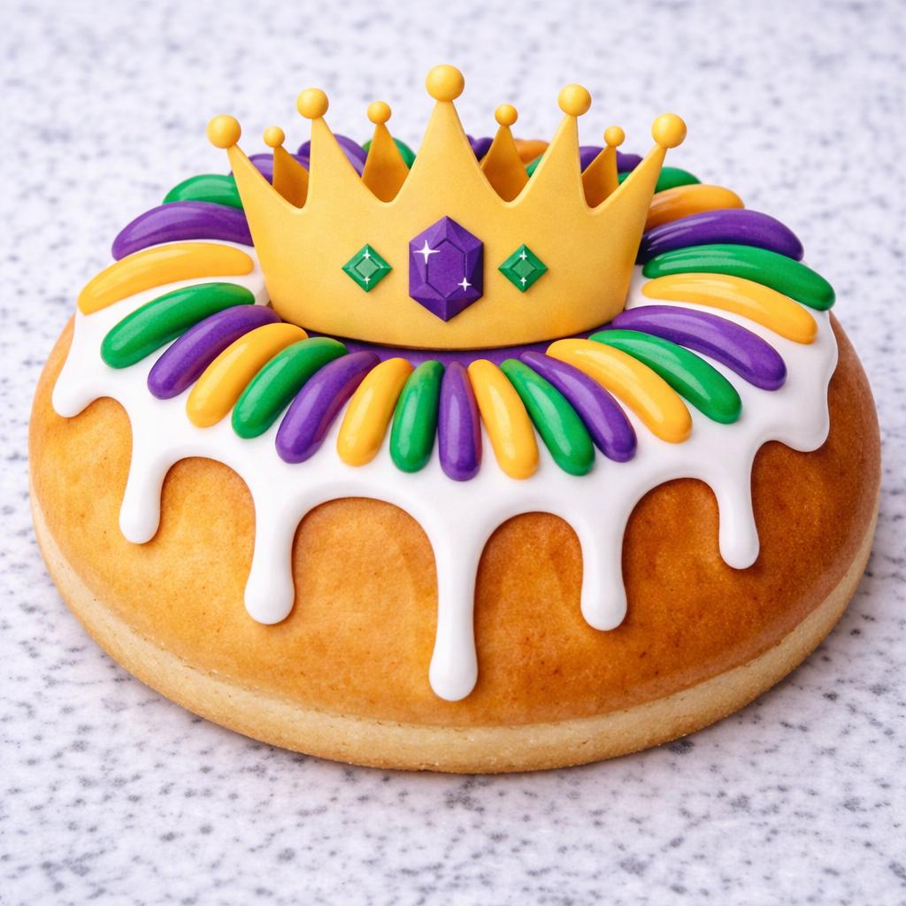 King Cake Cookie Cutter – A Sweet Slice of Mardi Gras Magic!