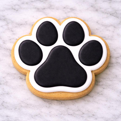 Paw Print Cookie  | Dog and Cat Paw |Cutter Printed Cutter with Optional Stamp | Paw Print Cookie Cutter | Pet-Themed Sugar Cookie Cutter