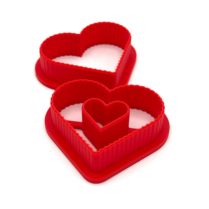 Linzer Heart_Scalloped Heart with Heart Cutter - sweet scalloped perfection!