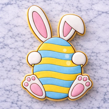 Easter Bunny Egg Cookie Cutter Set | Easter Sugar Cookie Cutter | Bunny Cookie Cutter | Spring Cookie Decorating Tool