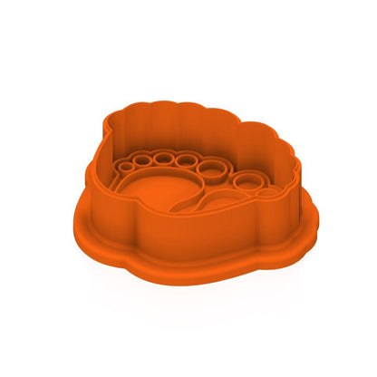 STL Baby_Footprints - Cutter with Stamp and Knobs - Digital Cookie Cutter STL File – 2", 3", and 4" Sizes Included
