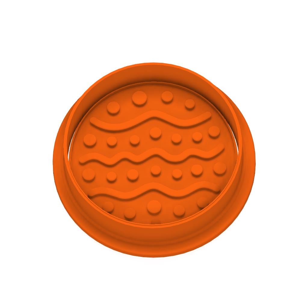STL Basic_Round - Cutter with Stamp and Knobs - Digital Cookie Cutter STL File – 2", 3", and 4" Sizes Included