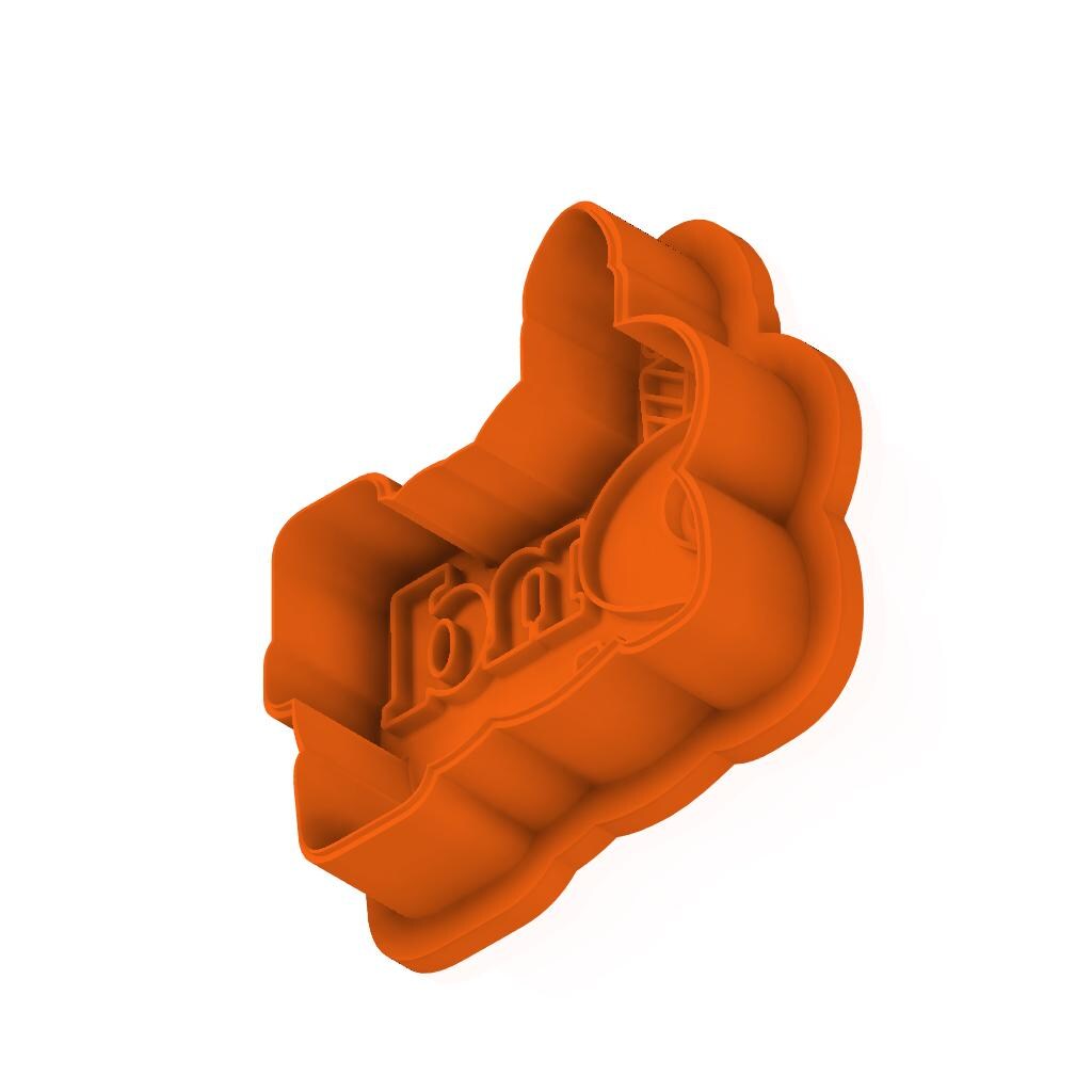 STL 2nd_Birthday - Cutter with Stamp and Knobs - Digital Cookie Cutter STL File – 2", 3", and 4" Sizes Included
