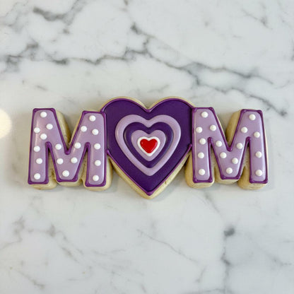 Mom Heart Cookie Cutter | Mother’s Day Cookie Cutter | MOM Letter Cookie Cutter | Cute Cookie Cutter for Mom | Gift for Mom Baking Tool