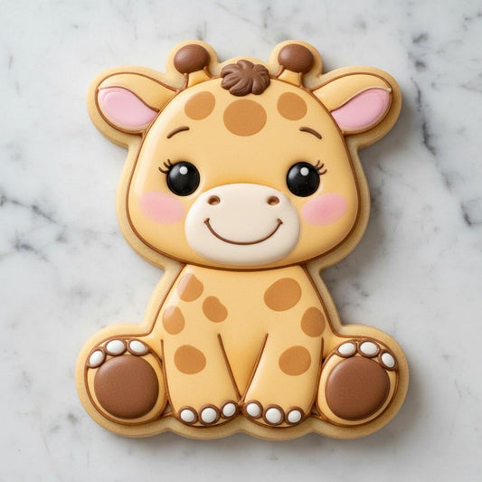 Baby Giraffe Cookie Cutter | Safari Baby Shower Cookie Cutter | Cute Giraffe Cookie Cutter | Jungle Animal Cutter | Neutral Baby Party Party