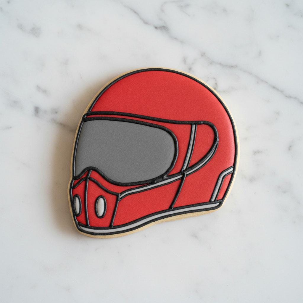 Go Kart_Racing Cookie Cutter Set with Stamp & Stencil | Race Car Birthday Cookie Cutters | Racing Party Cookie Decor