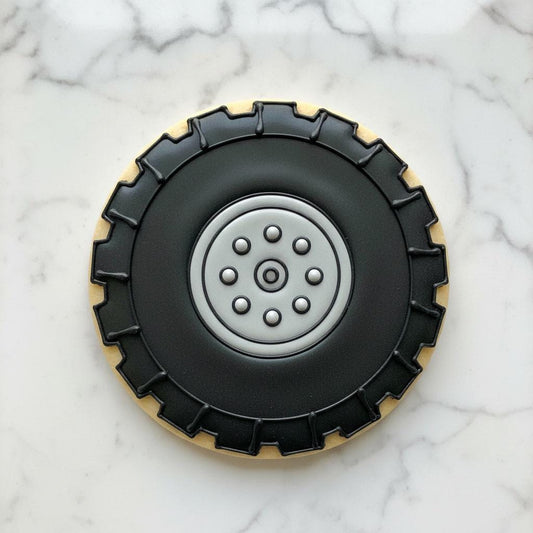 Monster Truck_Tire | Monster Truck Wheel Cookie Cutter | Racing Tire Cookie Decor | Monster Jam Inspired Birthday