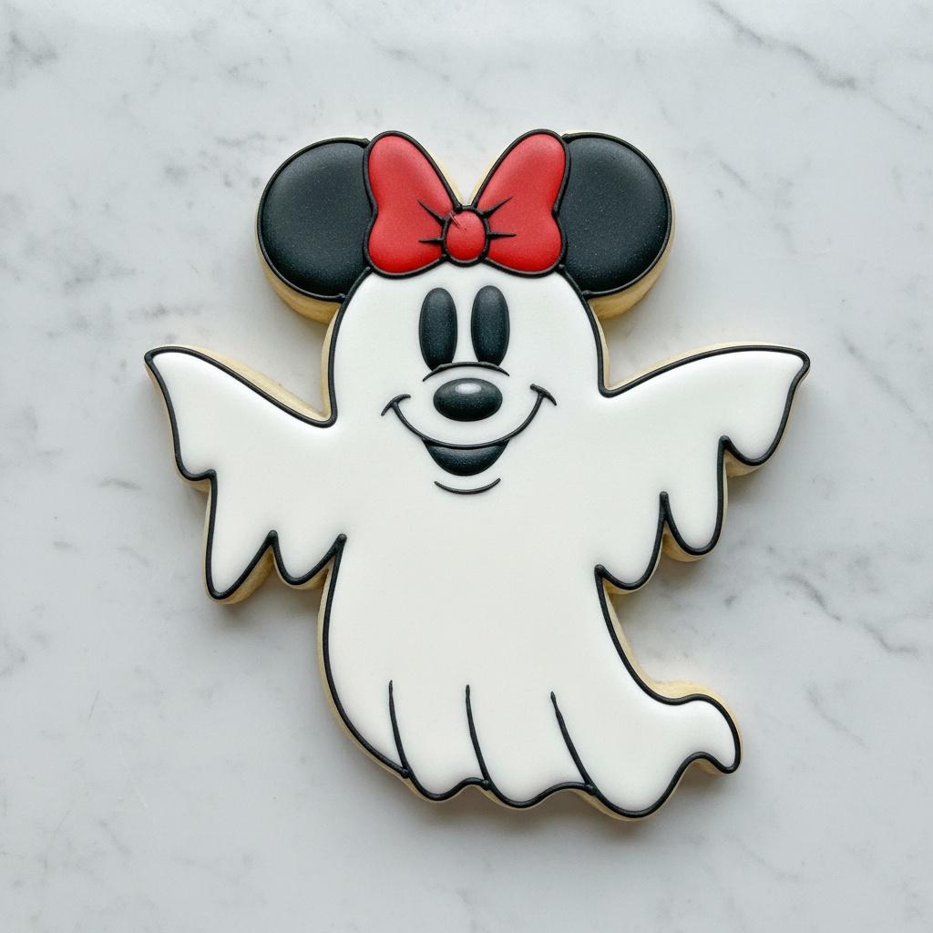 Mouse Ghost Couple Cookie Cutter | Cute Ghost Cookie Cutter | Spooky Baking Cutter | Halloween Cookie Decorating Tool