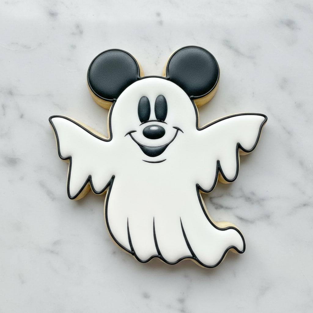 Mouse Ghost Couple Cookie Cutter | Cute Ghost Cookie Cutter | Spooky Baking Cutter | Halloween Cookie Decorating Tool