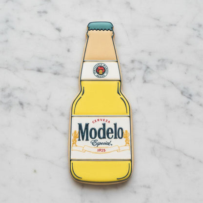 Modelo Beer Bottle Cookie Cutter & Stamp | Fiesta Cookie Cutter | Cinco de Mayo Beer Cookies | Tailgate Party Cookie Cutter