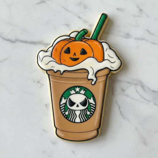 Pumpkin Spice_Latte Cookie Cutter | Cute Fall Coffee Cookie Cutter | Halloween Pumpkin Drink Cookie Cutter | Autumn Baking
