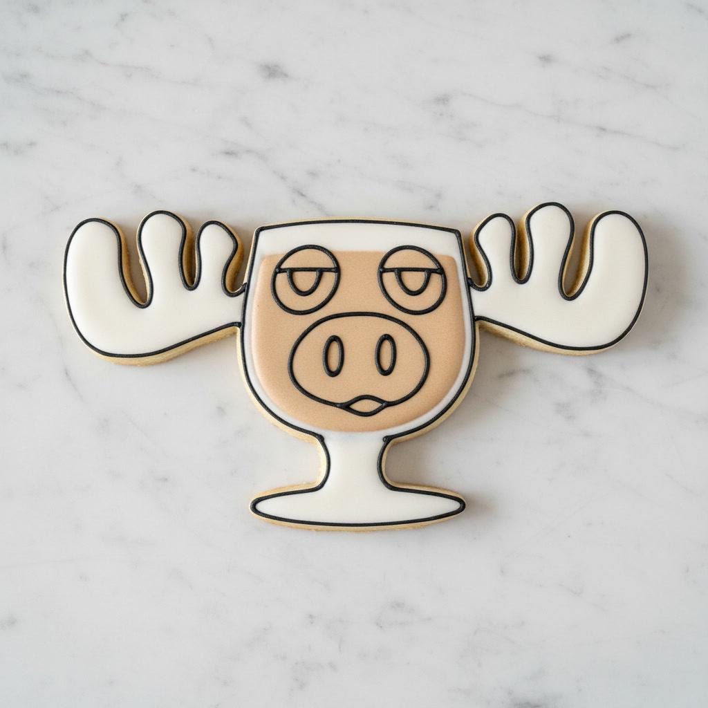 Vacation Moose_Mug Cookie Cutter | Christmas Vacation Inspired Holiday Cookie Cutter | Funny Christmas Cookie Cutter |