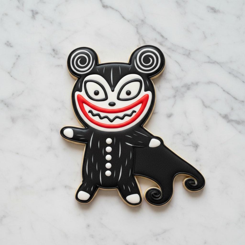 Vampire Teddy Cookie Cutter | Creepy Plush Cookie Stamp | Gothic Stuffed Bear Cookie Cutter | Spooky Halloween Cookie | Horror Baking