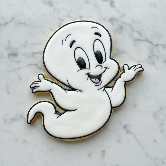 Friendly Ghost Cookie Cutter | Cute Ghost Cookie Cutter | Halloween Cookie Stamp | Spooky Cookie Cutter