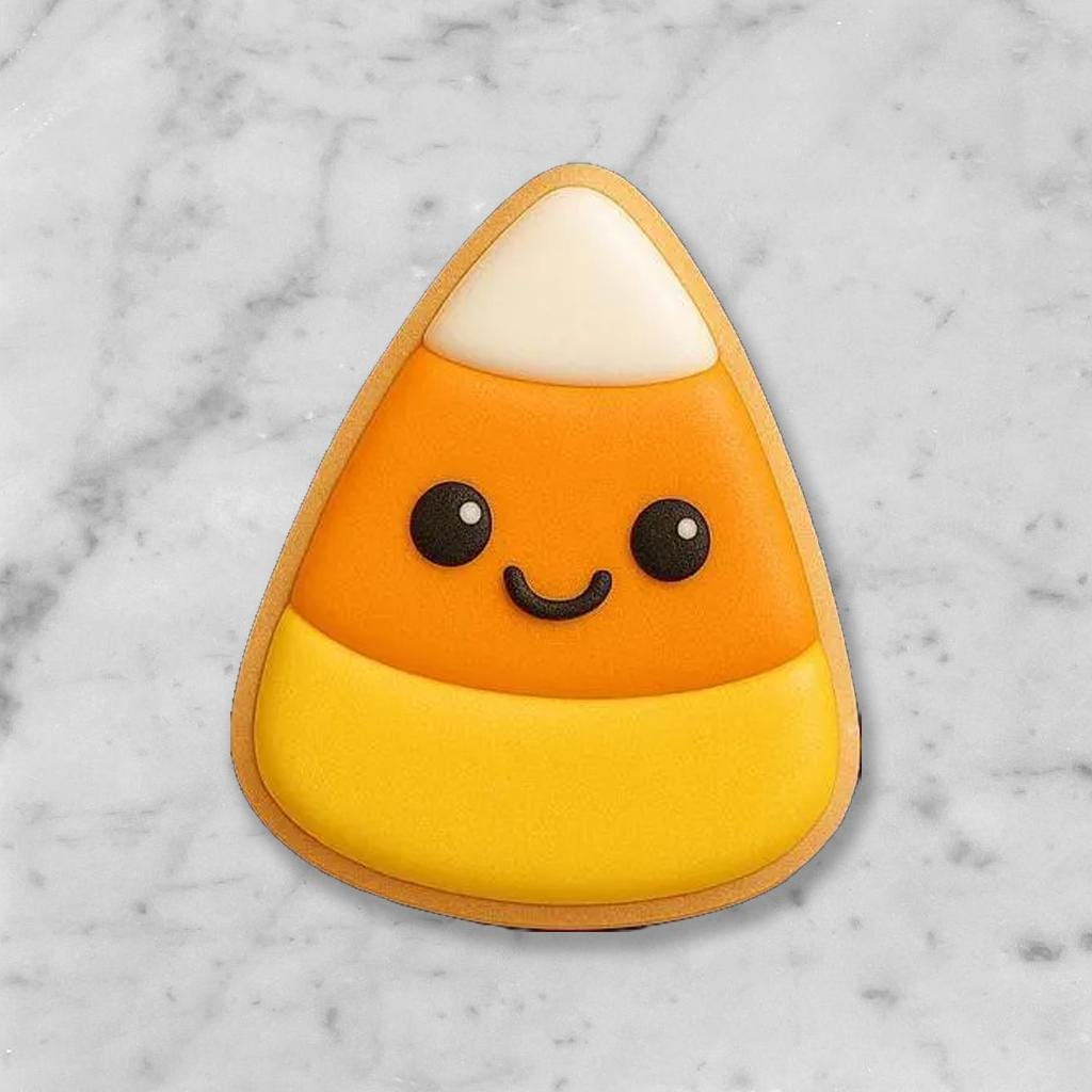 Kawaii Halloween_Set Cookie Cutter | Cute Ghost, Pumpkin, Candy Corn & Skull | Spooky Cute Cookie Cutters