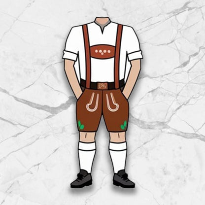 Oktoberfest Cookie Cutter Set of 8 | German Beer Pretzel Lederhosen Cookie Stamp | Bavarian Beer Stein Bratwurst Cookie Cutters